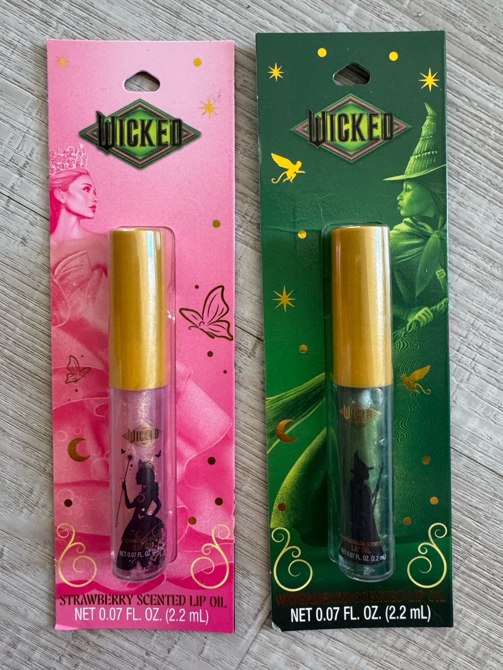 Wicked Lip Oil Bundle 2pc Strawberry + Watermelon NEW
